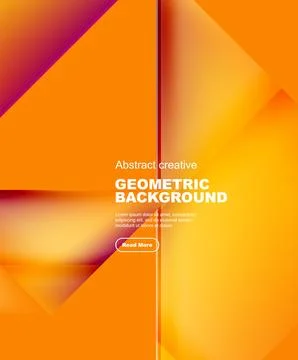 Gradient triangles vector abstract background Illustrazione stock