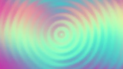 Gradient turquoise background. imitation of circles on the water. Stock Footage 277398472