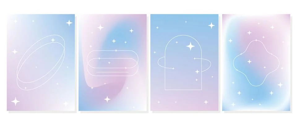 Gradient vector background. Posters in a minimalist style. Suitable as photo Illustrazione stock