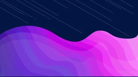 Gradient wave in the dark storm Stock Illustration