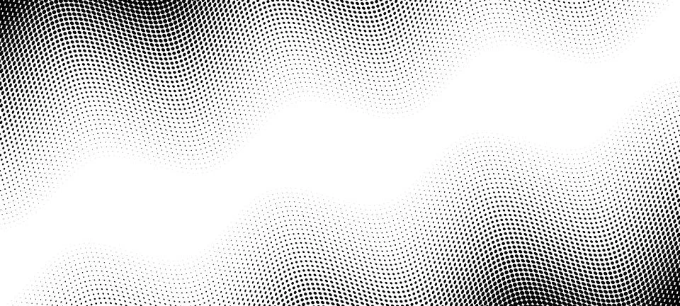 Gradient wave dot pattern background or texture イラスト素材