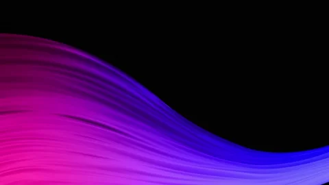 GRADIENT wave surface animation on black background. 4K 60Fps background Stock Footage 219193443