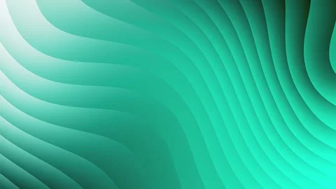 Gradient waves create a soothing emerald background texture Stock Footage 325037745