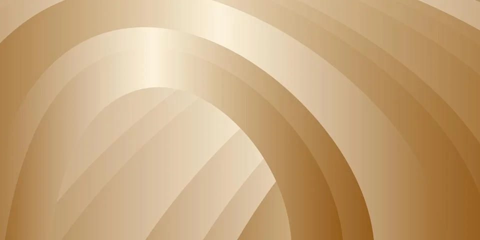 Gradient waves with silk gold glitter. Abstract cover design, banner, backgro Stock Illustration