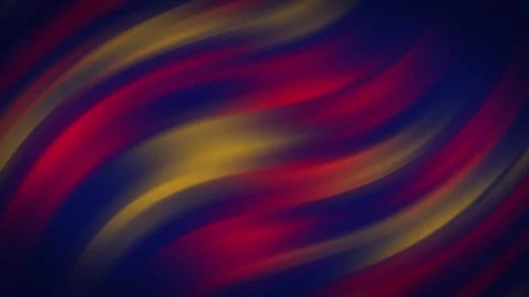 Gradient waves yellow red blue Stock Footage 313153614