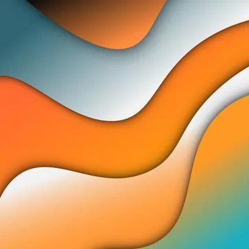 Gradient wavy background. Abstract background. Stock Illustration