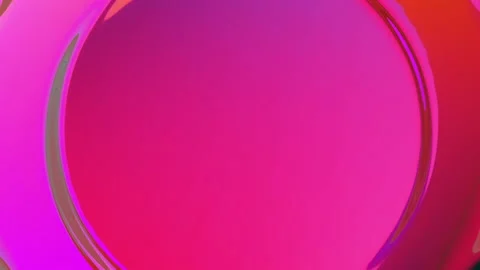 Gradient Wavy Surreal Liquid Colored Circles Loop Abstract Background Stock Footage 131663698