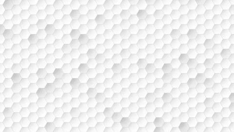 Gradient white small geometric hexagons pattern Stock Footage 170153921