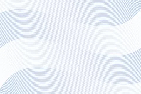 Gradient white wavy monochrome background Stock Illustration