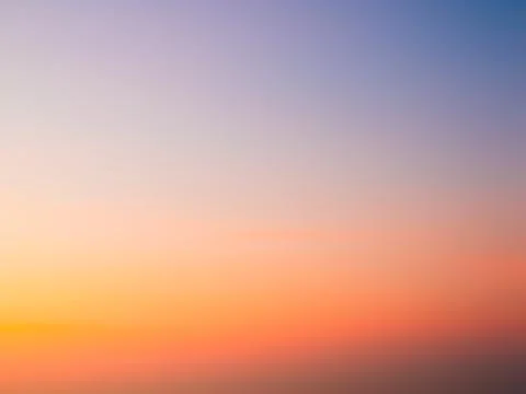 Gradient Yellow Sunset Background effect Shine Orange Light Pastel Sun Stock Photos