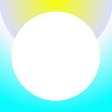Gradient yellow, white and turquoise for wallpaper and background Stock Illustration
