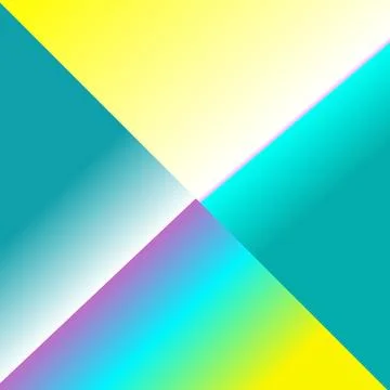 Gradient yellow, white and turquoise for wallpaper and background Stockillustratie