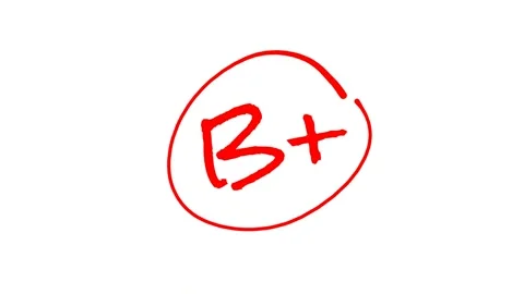 Grading with letters in red ink Stock Footage 322555347