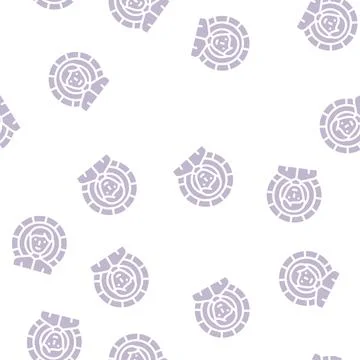 Grading scale kyc glyph vector seamless pattern Illustrazione stock