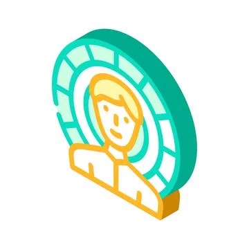 Grading scale kyc isometric icon vector illustration Illustrazione stock