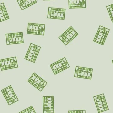 Grading system education platform line vector seamless pattern イラスト素材