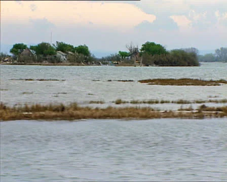 GRADO lagoon camera boat 2 Video stock 23927483