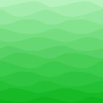 Gradual wavy green background Stock Illustration