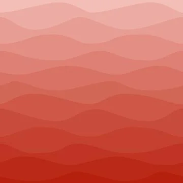 Gradual wavy red background Stock Illustration
