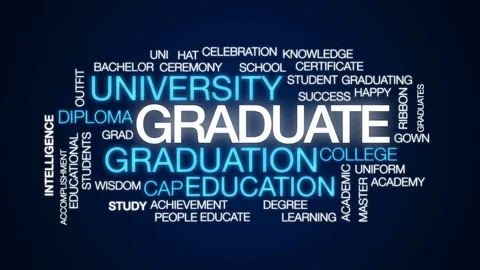 Graduation Word Collage