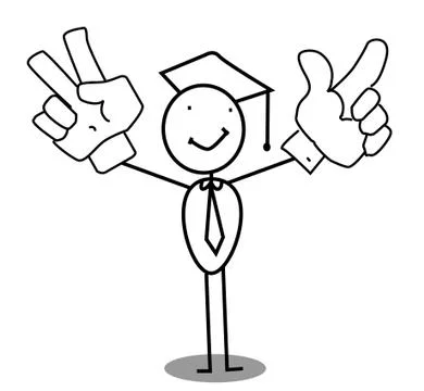 Graduate Celebration vector Stock Illustration