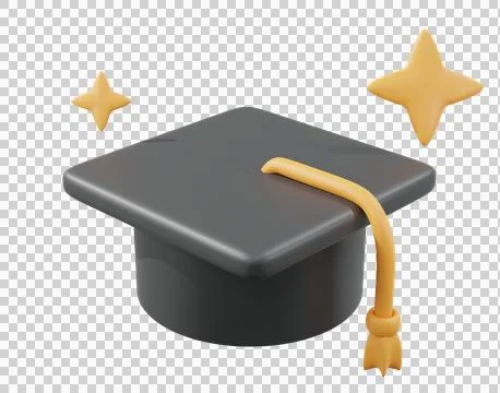 Graduate Hat Illustrazione stock