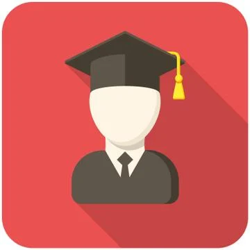 Graduate icon Stock Illustration