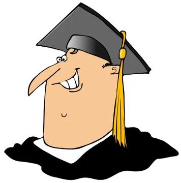 Graduate Illustrazione stock