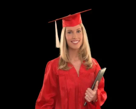 Graduate Smiling Stock Footage 754797