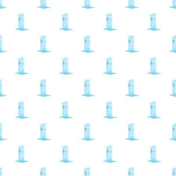Graduated cylinder pattern representing science and research Stock Illustration