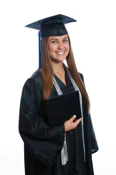 Graduated from high school Stock Photos