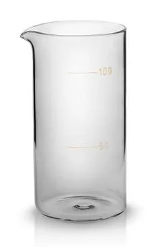 Graduated measuring beaker Stock Photos