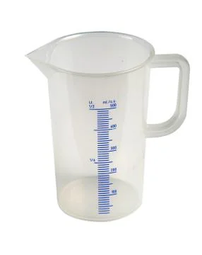 Graduated measuring cup Stock Photos