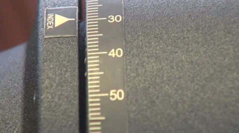 The graduated scale Stock Footage 37873236