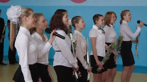 Graduates Stock Footage 25008705