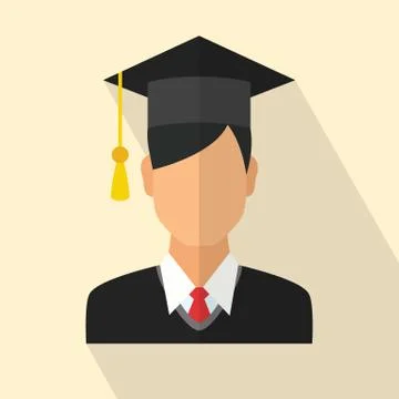 Graduates student Stock Illustration