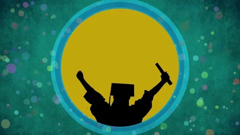 Graduation Background Add Your Text Stock Footage 74901511