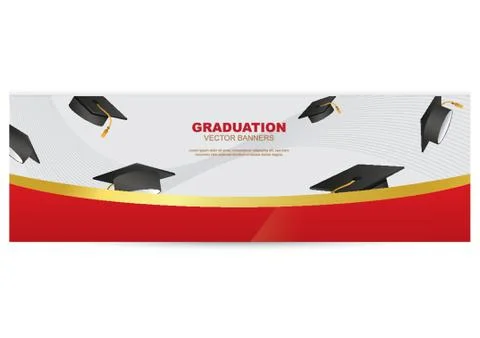 Graduation Banner Illustrazione stock
