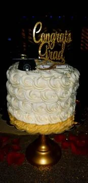 Graduation Cake 스톡 사진