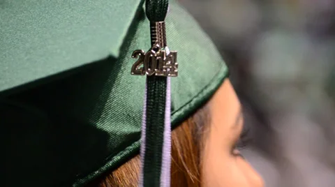 Graduation cap Stock Footage 39636774
