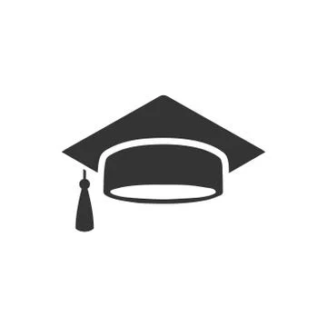 Graduation Cap Icon Stock Illustration