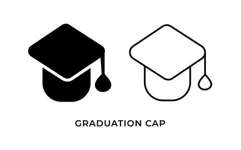 Graduation cap icon vector illustration Stock Illustration