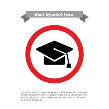 Graduation cap 스톡 일러스트