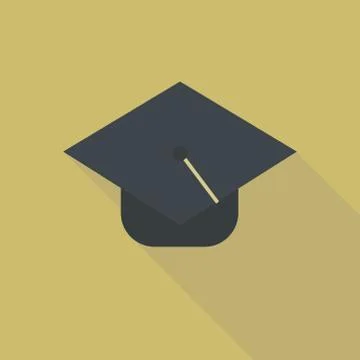 Graduation cap Stock Illustration
