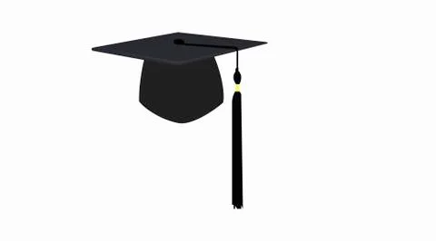 Graduation Cap Stock Illustration