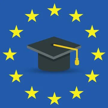 Graduation cap Stock Illustration