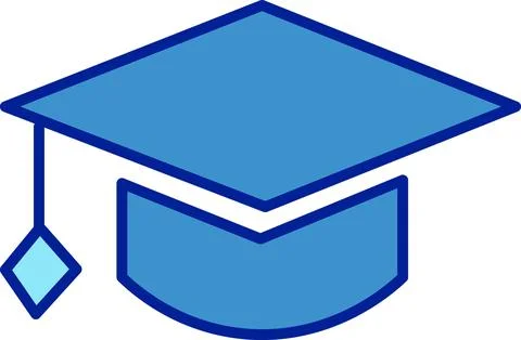 Graduation cap Stock Illustration