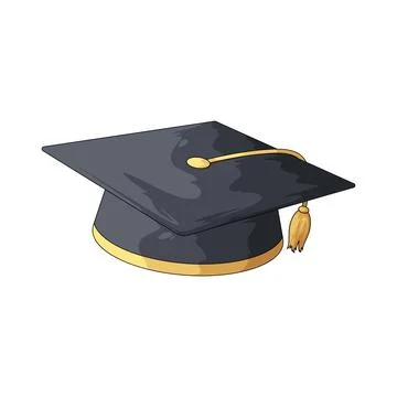 Graduation Cap illustration Stock Illustration