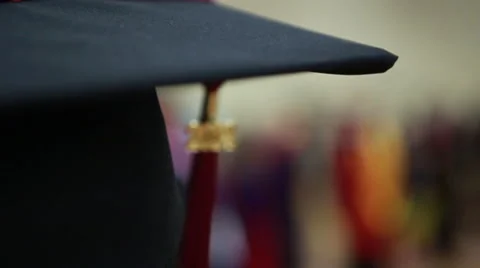 Graduation cap macro Stock Footage 40703860