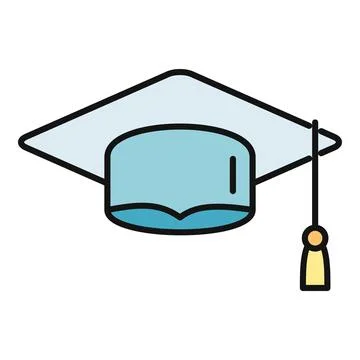 Graduation cap mortarboard education knowledge academic success イラスト素材